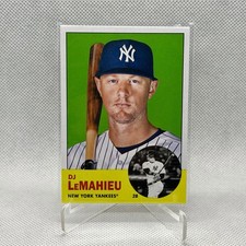 DJ LeMahieu Background Color Swap SP #98 2022 Topps Archives Yankees