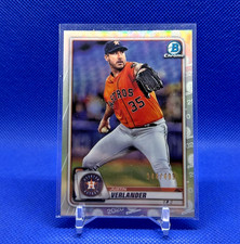 2020 Bowman Chrome Baseball Justin Verlander #68 Refractor /499