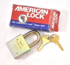 American Lock YEMR5 Series 5200 Padlock Short Shackle w 2 Keys Genuine OEM