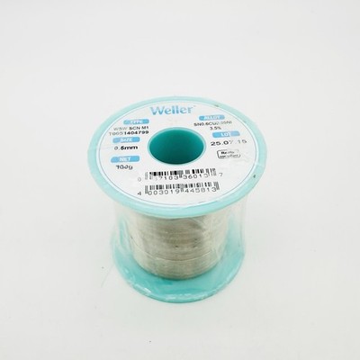 Weller T0051404799 - WSW SCN M1 solder wire (Sn99.3 Cu0.6 Ni0.05/ flux content