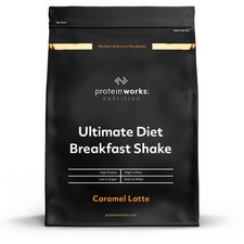 Dietary Shake for Breakfast, Caramel Milk, Quick Breakfast, High Co...