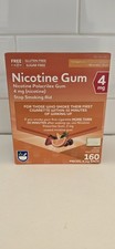 Rite Aid Nicotine Gum Sealed Uncoated Original 4mg 160 Pieces Sealed Exp 1/2025