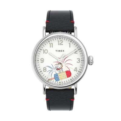 TIMEX Unisex Standard x Peanuts mit Snoopy Feuerwerk TMTW2V60500UJ