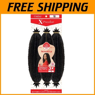 X-Pression Twisted Up Springy Afro Twist 16'' 2 Pack
