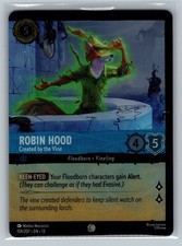 Lorcana Attack of the Vine Robin Hood - Created by the Vine 159/204 Cold Foil