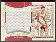 Kel'El Ware 2024-25 Panini National Treasures Colossal Materials RC /99 #CRM-KEL