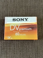 Sony Premium DV Mini nastro videocassetta digitale vuoto 60 min NUOVO SIGILLATO
