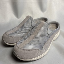 Easy Spirit Women's Travel Time Cushioned Slip-on Clogs, Grey Size 8.5W EUC