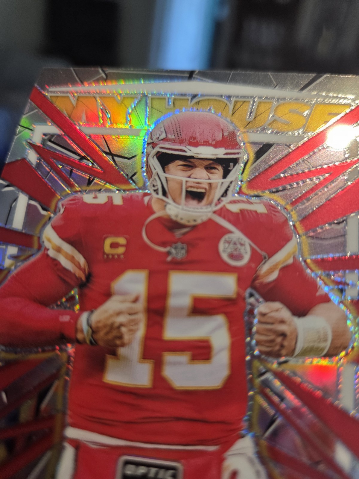 2023 🔥 PATRICK MAHOMES 💥 REFRACTOR 🌈  UD NFL POP 🎉 KC CHIEFS NON auto Card view 11