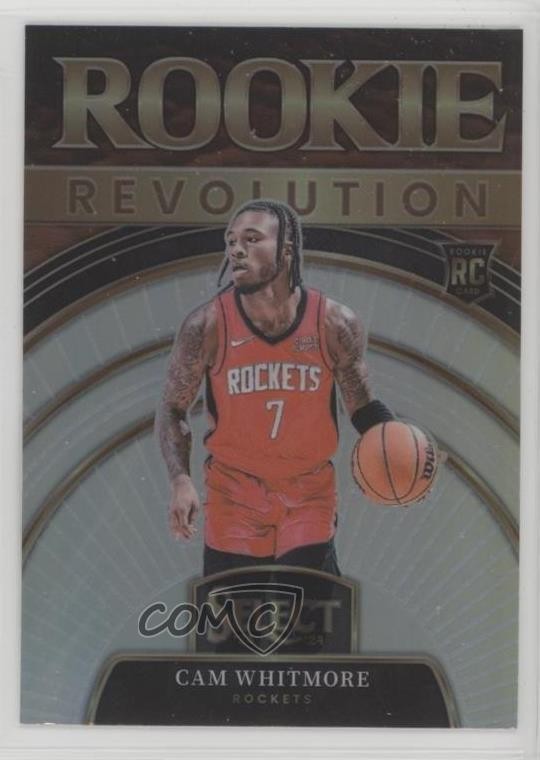 2023-24 Panini Select Rookie Revolution Silver Prizm Cam Whitmore #24 0r5k