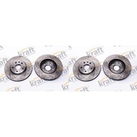 2X Kraft 321Mm Bremsscheiben Vorne Passend FüR Chevrolet Malibu Trax Opel Insign