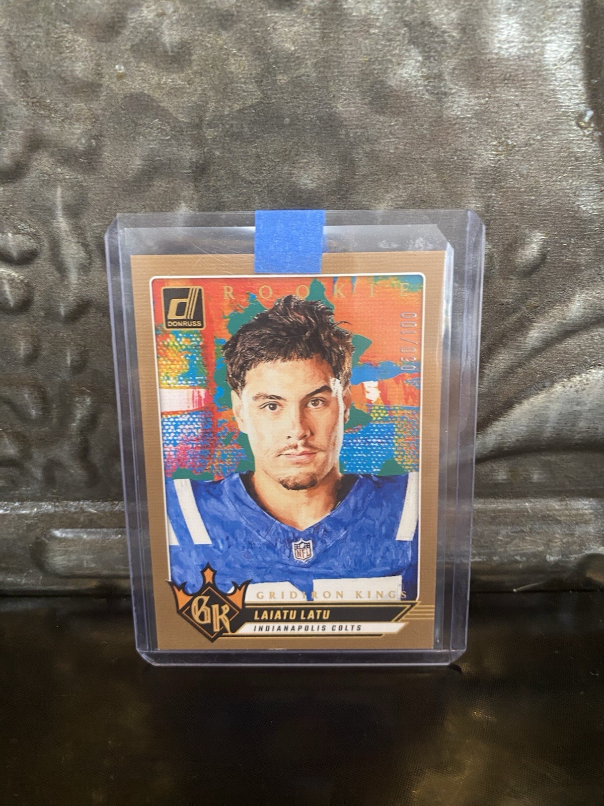 2024 Panini Donruss Laiatu Latu #2 Rookie Gridiron Kings Studio Series 50/100