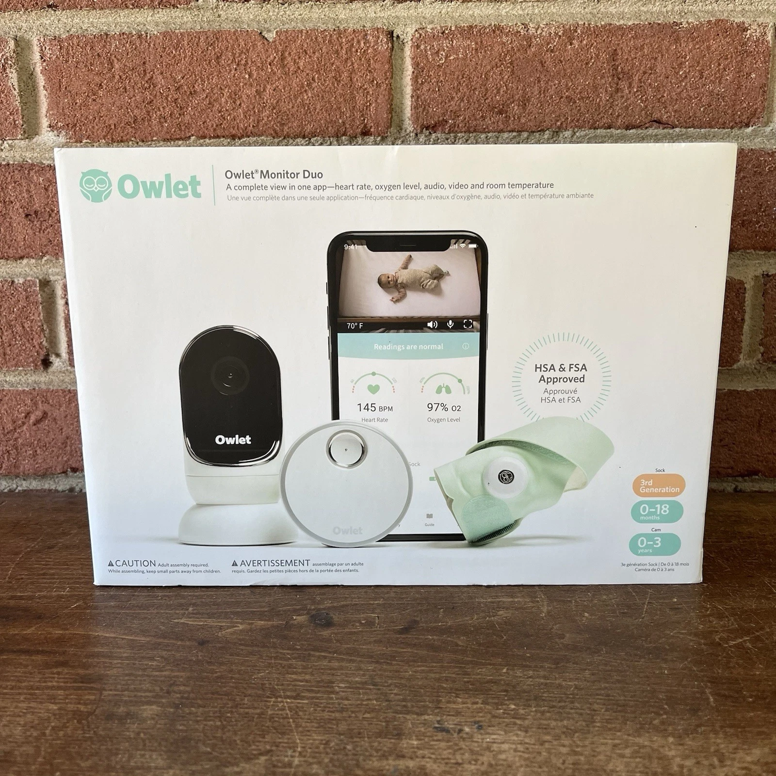 Owlet Dream Duo Sock Baby Monitor and HD Camera
Opens in a new window or tab