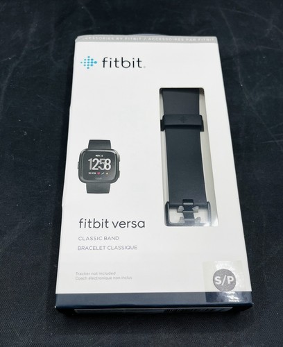 Fitbit Versa Classic Band Black ~ Small NEW S/P - 第 1/3 張圖片
