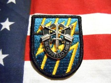 12th SPECIAL FORCES GROUP BERET FLASH PATCH WITH CREST DUI HM G23