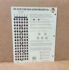 Dr Duck The Harmomy Nashville Number system Music Theory One Page instruction