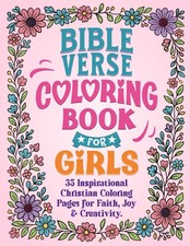 Bible Verse Coloring Book for Girls: 35 Beautiful Scripture Pages to Inspire Kin