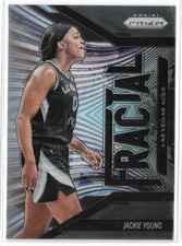 2025 Panini Prizm WNBA Fractal #2 Jackie Young Las Vegas Aces Notre Dame