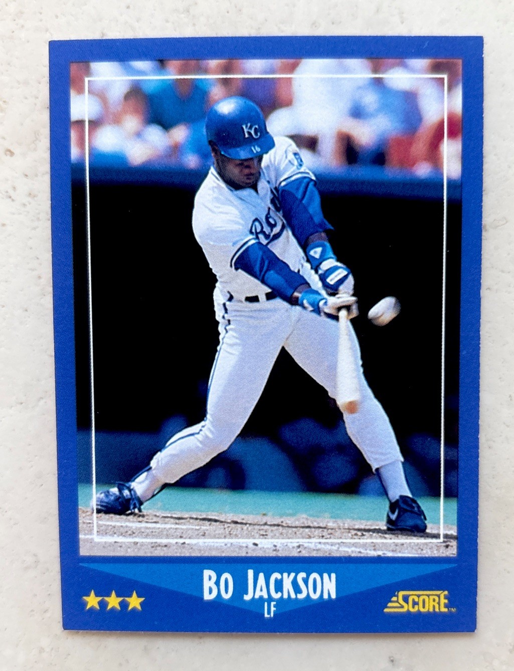 1988 Score #180 - Bo Jackson - Kansas City Royals