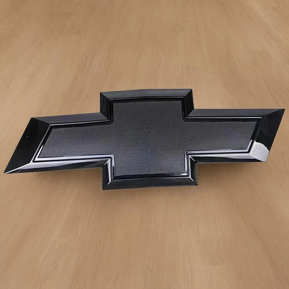 2022+ Front Grille Bowtie Emblem for Chevrolet Silverado 1500 Gloss Black - Image 4 of 4