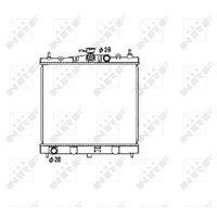 KüHler WasserküHler MotorküHler Aluminium FüR Nissan Micra III 1.2 16V 1.4
