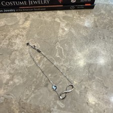 CDE Womens Infinity Heart Symbol Charm Bracelet 925 Sterling Silver- New