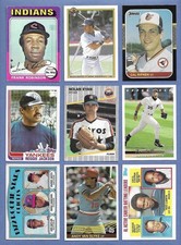 1970s-80s-90s Baseball Card Lot (63) HOFers-Stars! Nolan-Reggie-Griffey! 8 RCs!