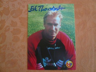 Erik Thorstvedt Nationalspieler(97xAfür Norwegen) Orig. signierte Autogrammkarte