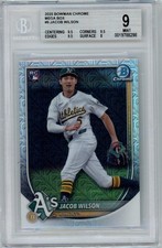 2025 Bowman Chrome JACOB WILSON RC Rookie Mega Box #9 BGS 9 MINT FAST SHIP M125