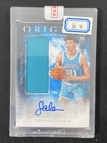 Tidjane Salaun 2024-25 Panini Origins Rookie Jersey Auto RC #RJA-TSH