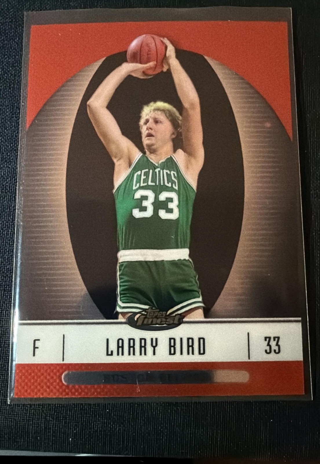 2006-07 Topps Finest Larry Bird #41 Celtics