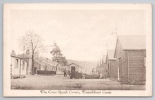 Tweseldown Camp Cross Roads Corner Barracks Military Hampshire c1915 [John Drew]