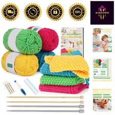 Exciting Knitting Kit for Beginners - Learn w...