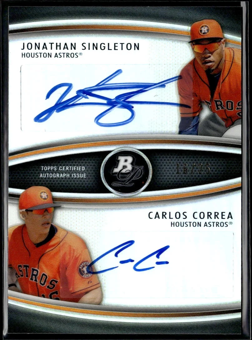 Bowman Carlos Correa Baseball 2013 Season Sports Trading Cards