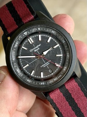 Christopher Ward C63 Colchester Carbon Case & Dial Automatic Compressor Watch