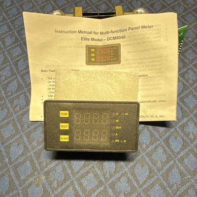 Elite DCM9040 Multi-function Digital AC Panel Meter