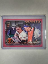 2024 Topps Update - Blake Snell, Patrick Bailey #US55 Mother's Day Hot Pink /50
