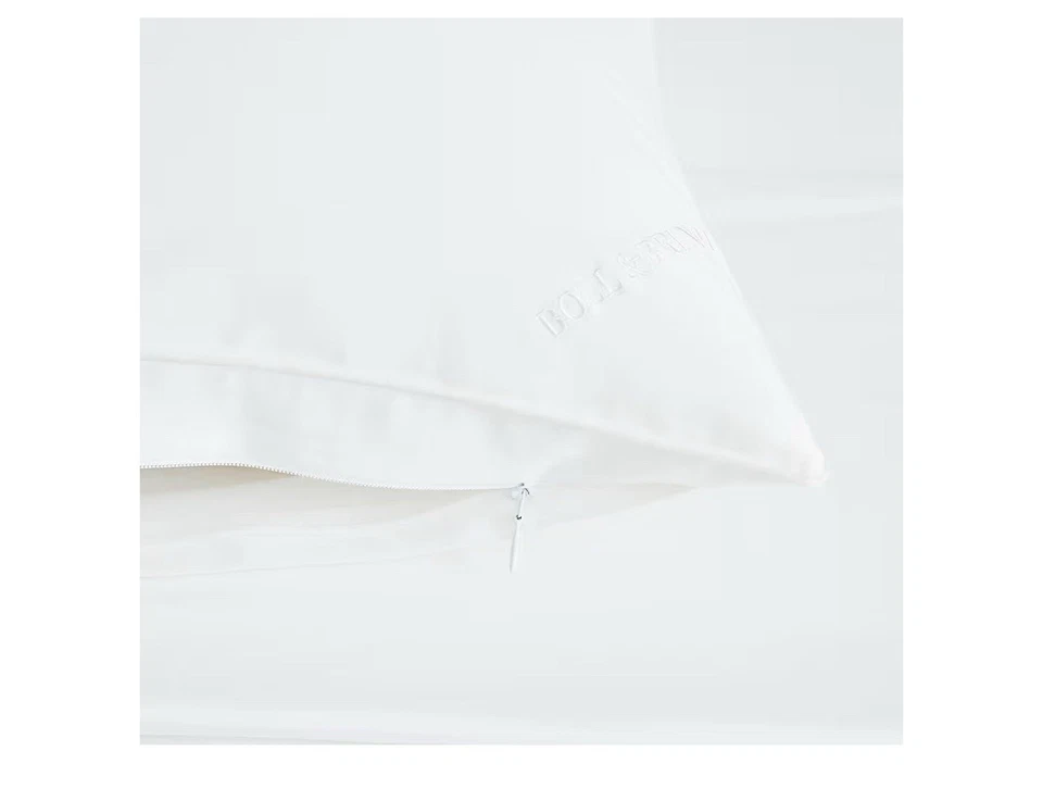 Boll & Branch органический хлопок сатин подушка протектор - стандартный размер подушка, белый - Изображение 3 из 4