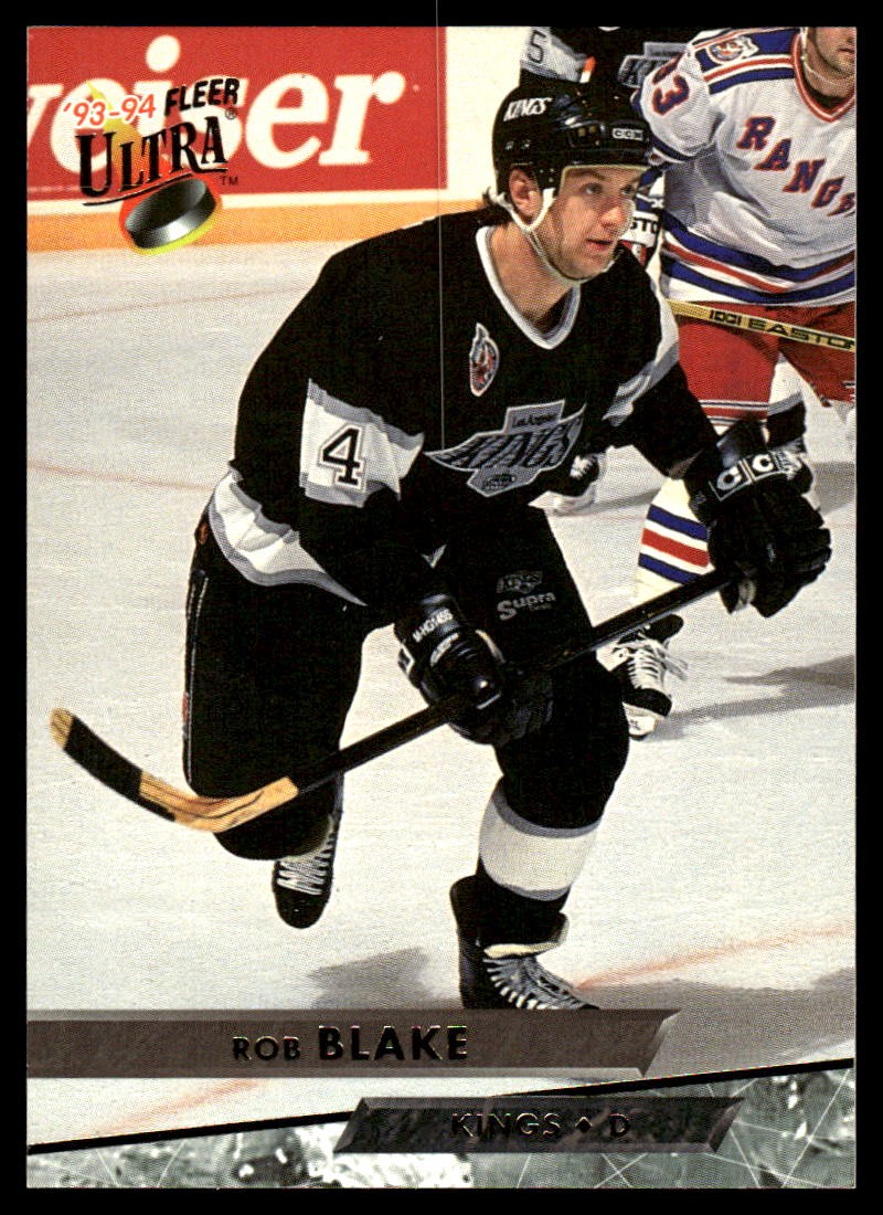 1993-94 Ultra #24 Rob Blake Los Angeles Kings Hockey Card HOF