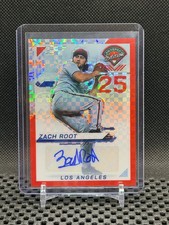 Zach Root 2025 Prospect Edition Prospect Ticket Auto Red Power #50/99  #199