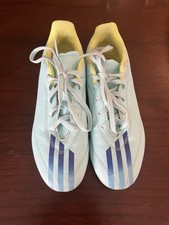 adidas X SPEEDPORTAL.4 Indoor Soccer Shoes Clear Aqua Boy s 5 1/2 GW8498
