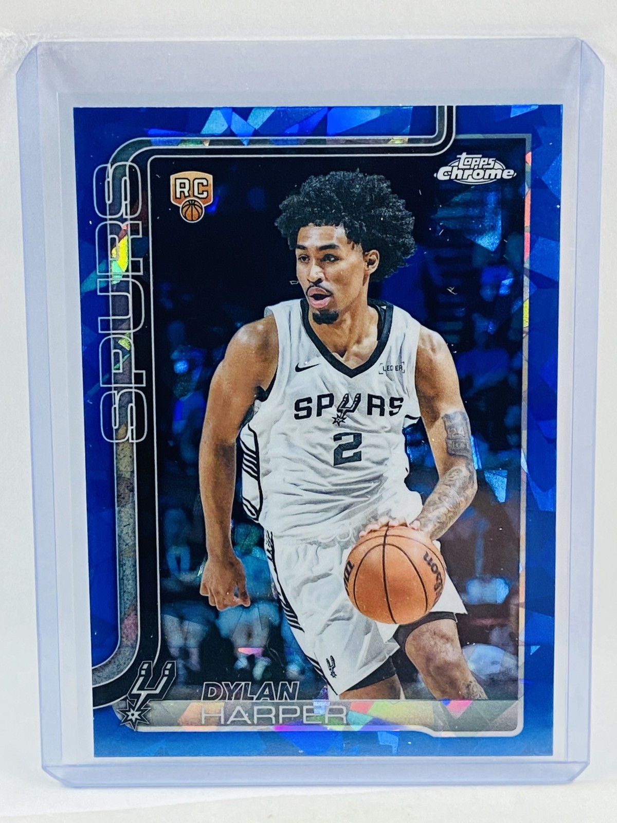 2025-26 Topps Chrome Sapphire Dylan Harper RC 252