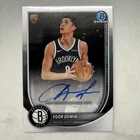 Egor Demin Rookie 25-26 Topps Bowman Chrome Base Autograph Nets