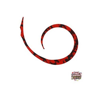 JACKALL Bin Bin Switch T+ Krawatte Micro Curly Slim gestreift rot