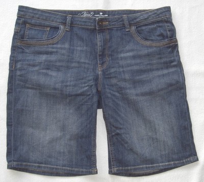 Tom Tailor Womens Jeans Short Cropped Pants Alexa Bermuda W34 Condition Very Good 