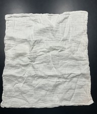 Restoration Hardware RH Italian Crinkled Linen Cotton Euro Sham Natural Ivory
