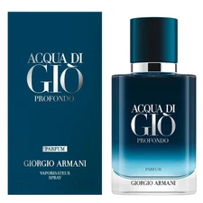 ACQUA DI GIO PROFONDO-GIORGIO ARMANI-PARFUM-SPRAY-1.0 OZ-30 ML-AUTHENTIC-FRANCE