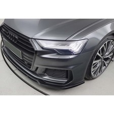 Frontlippe Lippe Schwert Frontspoiler ABS Glanz für Audi A6 C8 S-Line + S6 C8 - 
