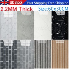 80 Pack Self-Adhesive Marble Tiles Sticker Stick On Wall Floor Kitchen Bathroom