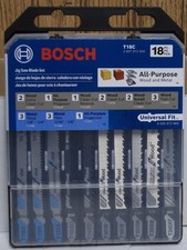 Bosch T18C Jig Saw 18 Blade Set Wood  Metal Blades